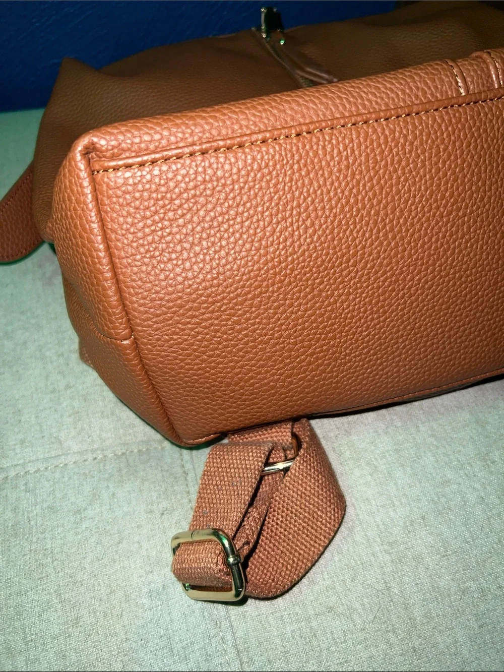Classic Leather Backpack - Brown
